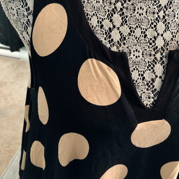 BNWOT Maeve Sleeveless MIDI Quality Dress with a Straight Skirt Cute with Spots - Picture 6 of 11
